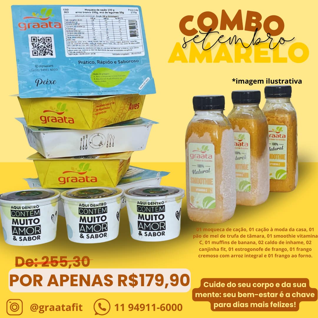 Combo SETEMBRO AMARELO